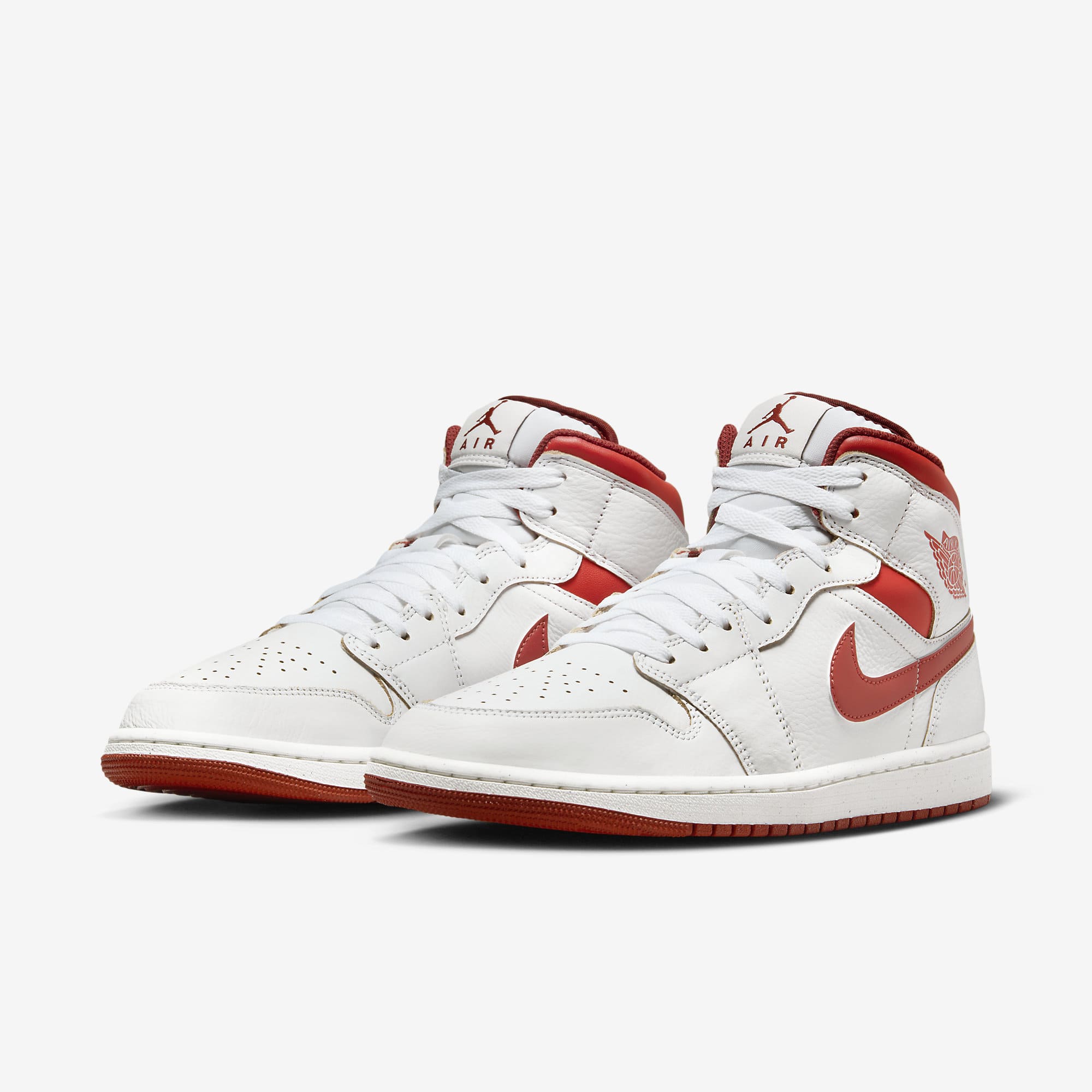 Air Jordan 1 Mid SE Dune Red para hombre Broken Chains