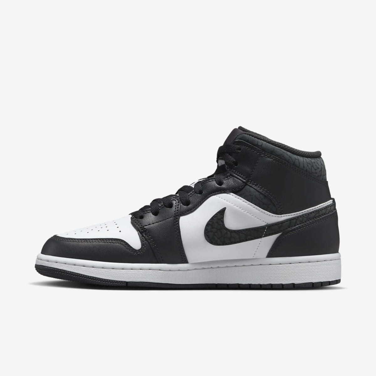 Air Jordan 1 Mid SE Panda Elephant para hombre Broken Chains